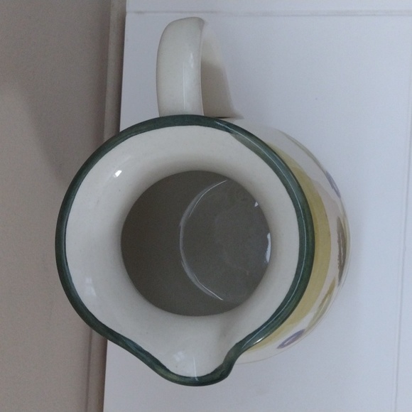 Bizzirri Pitcher Hand-painted Olives On A  Branch  Made in Italy Vintage - Picture 3 of 6